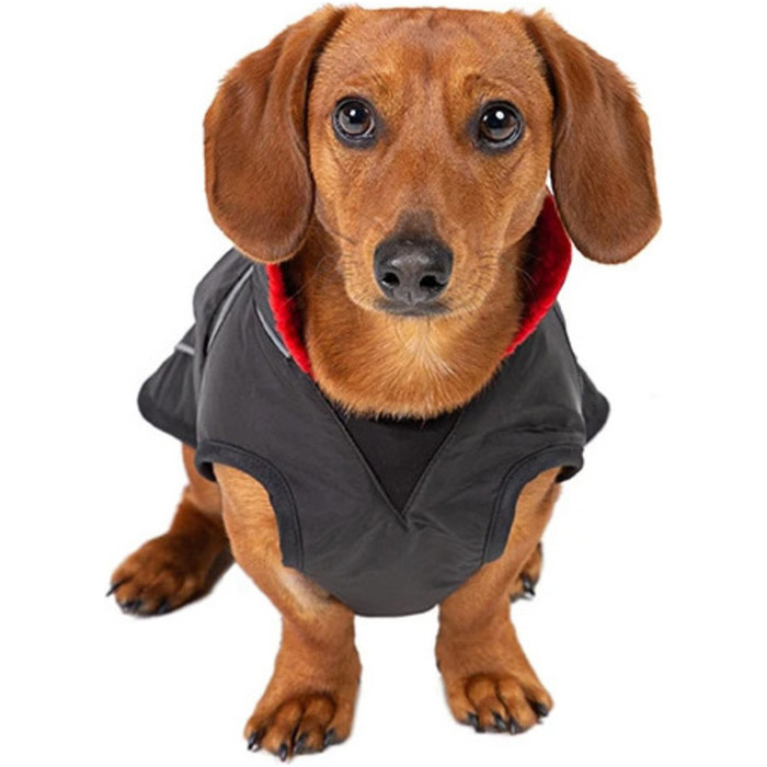 2023 Dryrobe Dog Coat DRDR1 - Black / Red